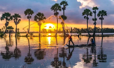 Say lòng trước vẻ đẹp của miền Tây mùa nước nổi khi tiết trời sang thu